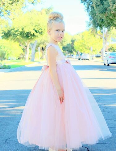 ekidsbridal فستان بناتي رسمي مزين بالترتر على شكل قلب فساتين للفتيات الصغيرات 172seq in Kuwait