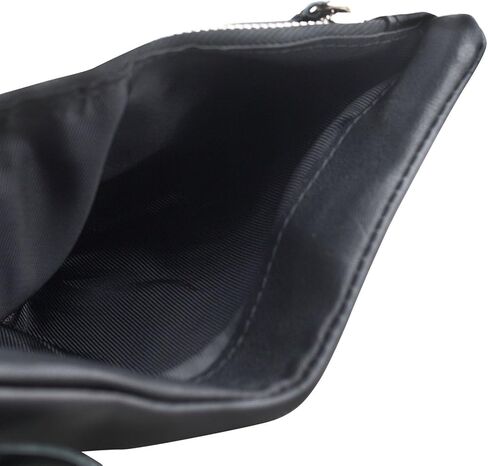 Ancicraft Mens Leather Wallet Black Bifold with Coin Pocket For Men Women in Kuwait