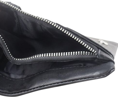 Ancicraft Mens Leather Wallet Black Bifold with Coin Pocket For Men Women in Kuwait