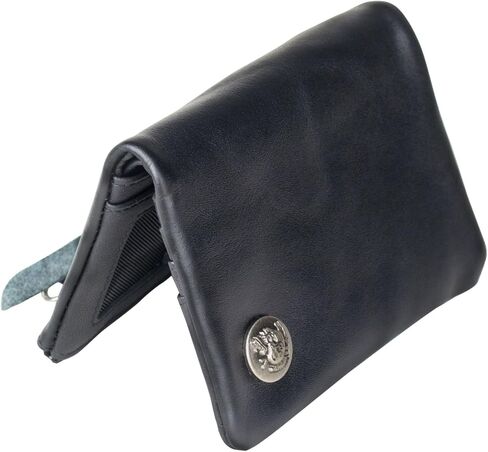 Ancicraft Mens Leather Wallet Black Bifold with Coin Pocket For Men Women in Kuwait