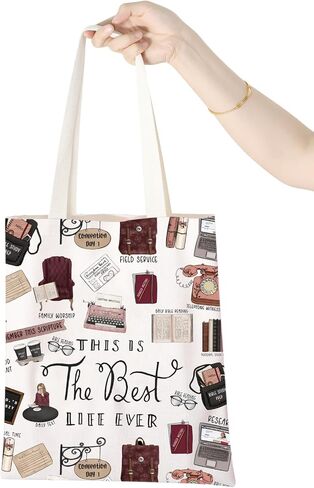 WCGXKO Pioneer Definition JW Gift Pioneer Shopping Bag Gifts For Pioneer Jehovah's Witness JW CanvasReusable Bag in Kuwait
