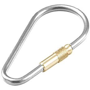 Lucky Line Anodized Oval Key Ring; 1 per Pack, Color May Vary (73701)