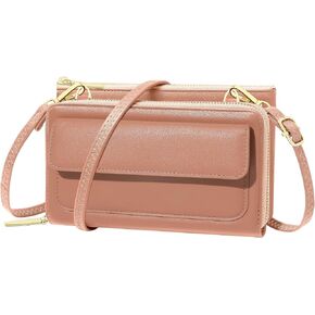 KUKOO Small Crossbody Bag for Women Cell Phone Wallet Purse Mini Shoulder Handbags with Card Slots