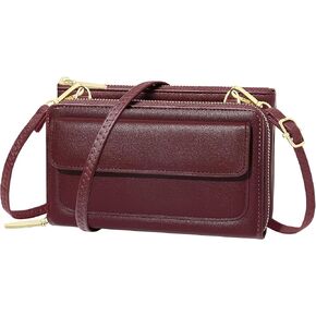 KUKOO Small Crossbody Bag for Women Cell Phone Wallet Purse Mini Shoulder Handbags with Card Slots