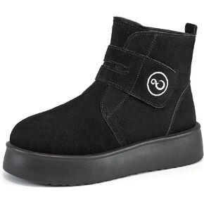 Aomigoct Boots for Women for Winter Snow: Fur Lined Winter Boots for Women Waterproof - Slip Warm Booties