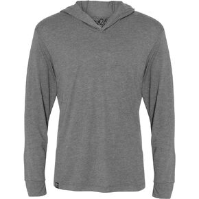 Men's Tri-blend Long Sleeve T-shirt Pullover Lightweight Hoodie