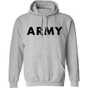 zerogravitee ARMY Hooded Sweatshirt in Gray