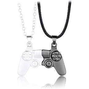 Game Controller Necklace Best Friend Necklace Matching Necklace for Couples Console Handle Pendant Game Controller Necklaces