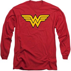 Popfunk Classic Wonder Woman Logo Longsleeve T Shirt & tickers