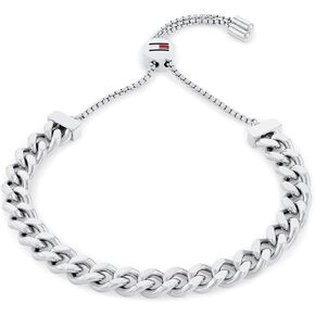 Tommy Hilfiger Women's Fashion Jewelry Sliding Chain Bracelet | Perfect for Special Occasions and Everyday Style