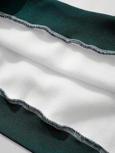 كنزات رجالي من COZYEASE مطبوع عليها حروف جرافيك مخططة ورقبة على شكل حرف V وأكمام طويلة بلوفر سويت شيرت بريبي in Kuwait