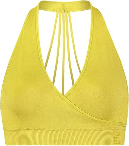 Hug Strappy Halter Bralette Golden Olive MD (32-36 A-DDD) in Saudi Arabia