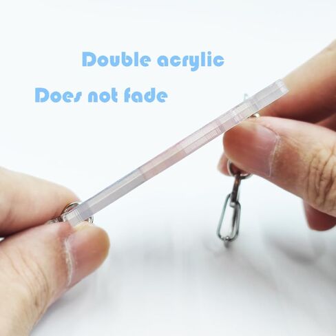 مجموعة سلسلة مفاتيح جينشين إمباكت 6 قطع، سلسلة مفاتيح أكريليك لطيفة الشكل من جينشين، سلاسل مفاتيح هدايا إمباكت جينشين مع حلقة مفاتيح in Kuwait