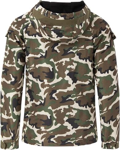 Men's Ski Jackets Windproof Hiking Snowboard Camouflage Thin Hooded Zipper Jacket Water Repellent Snowsuit in Saudi Arabia