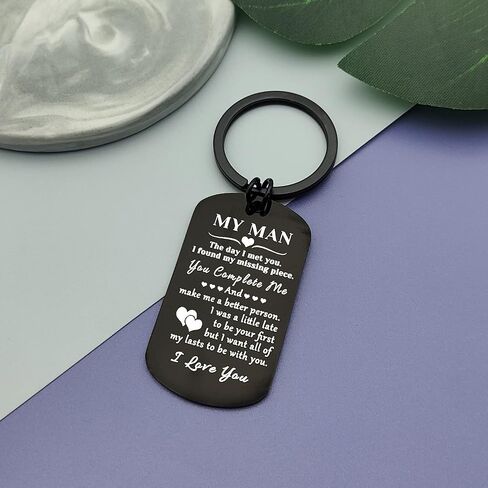 Boyfriend Gifts from Girlfriend Anniversary Keychain Gift Couple Keychain Jewelry Husband Gifts from Wife Christmas Birthday Gift for Men Boyfriend to My Men Gift Keychain Valentines Day Jewelry Gift in Saudi Arabia