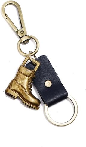 ARFUKA Keychain Boots Pendant Keyring Vintage Metal Key Fob Holder Housewarming Gift Keyring for Men and Women, Multicolor, S in Saudi Arabia