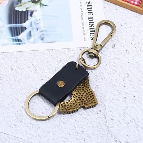 ARFUKA Keychain Boots Pendant Keyring Vintage Metal Key Fob Holder Housewarming Gift Keyring for Men and Women, Multicolor, S in Saudi Arabia