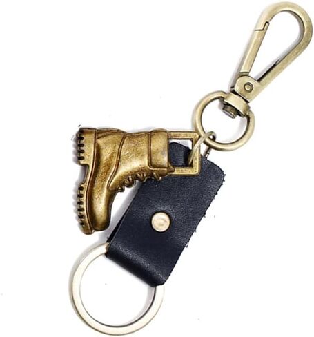 ARFUKA Keychain Boots Pendant Keyring Vintage Metal Key Fob Holder Housewarming Gift Keyring for Men and Women, Multicolor, S in Saudi Arabia