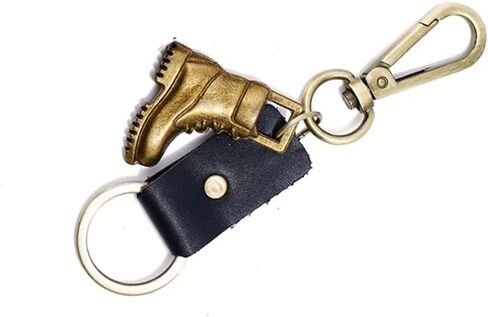 ARFUKA Keychain Boots Pendant Keyring Vintage Metal Key Fob Holder Housewarming Gift Keyring for Men and Women, Multicolor, S in Saudi Arabia