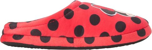 Disney Women's Minnie Mouse Slippers - Plush Fuzzy Scuff Slippers - Cozy Polka Dot Indoor Slippers (S-XL) in Saudi Arabia