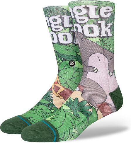 Stance Jungle Book By Travis Crew Socks, Green in Saudi Arabia