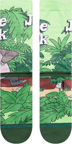 Stance Jungle Book By Travis Crew Socks, Green in Saudi Arabia