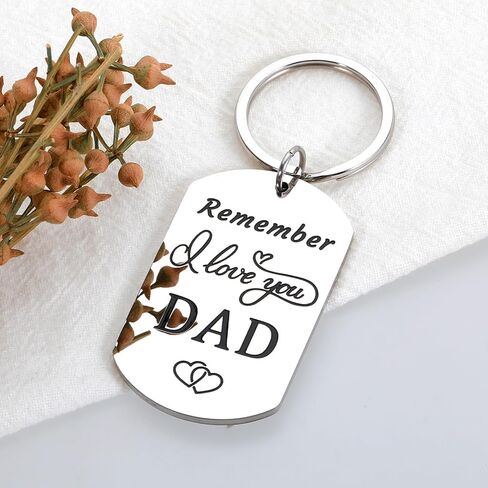 Best Dad Gifts for Men Valentine Gifts for Dad Husband Gift from Wife Dad Keychain from Son Daughter to Father Birthday Gift I Love You Dad Gift for Male Dad Daddy Expectant Fathers Day Present in Saudi Arabia