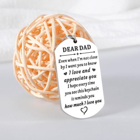 Best Dad Gifts for Men Valentine Gifts for Dad Husband Gift from Wife Dad Keychain from Son Daughter to Father Birthday Gift I Love You Dad Gift for Male Dad Daddy Expectant Fathers Day Present in Saudi Arabia