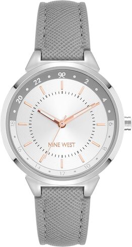 Nine West Women's Saffiano Strap Watch in Saudi Arabia