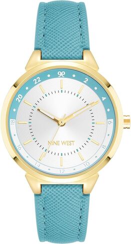 Nine West Women's Saffiano Strap Watch in Saudi Arabia