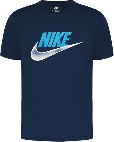 Nike Sportswear Men's T-Shirt (US, Alpha, Medium, Regular, Regular, Futura Blue) in Saudi Arabia