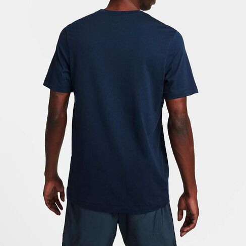 Nike Sportswear Men's T-Shirt (US, Alpha, Medium, Regular, Regular, Futura Blue) in Saudi Arabia