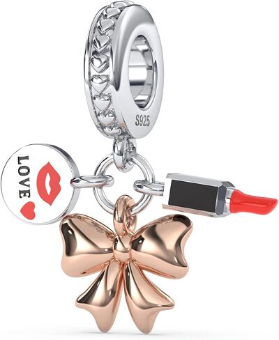 Glow in The Dark Lamp Dangle Charm for Women Bracelets and Necklaces 925 Sterling Silver with 5A Cubic Zirconia,Jewelry Gifts Women in Saudi Arabia