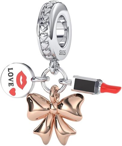 Glow in The Dark Lamp Dangle Charm for Women Bracelets and Necklaces 925 Sterling Silver with 5A Cubic Zirconia,Jewelry Gifts Women in Saudi Arabia