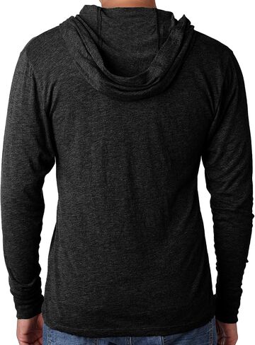 Men's Tri-blend Long Sleeve T-shirt Pullover Lightweight Hoodie in Saudi Arabia