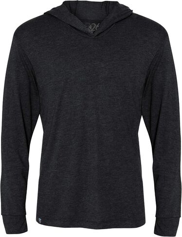 Men's Tri-blend Long Sleeve T-shirt Pullover Lightweight Hoodie in Saudi Arabia