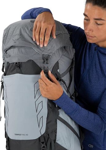 Osprey Tempest Pro 40L Women's Hiking Backpack with Hipbelt, Silver Lining, WM/L in Saudi Arabia