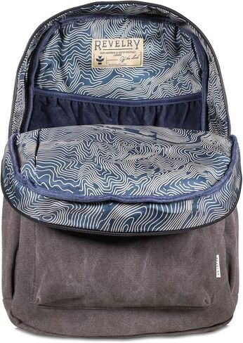 حقيبة ظهر صغيرة مقاومة للرائحة من ريفيلري وقابلة للقفل ومقاومة للماء مع نظام فلتر كربون - 7.4 لتر (رمادي) in Kuwait