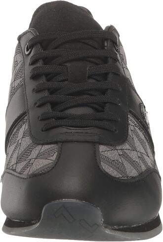 Lacoste Men's Angular JQ 123 1 CMA Sneaker, BLK/Gry, 7.5 in Saudi Arabia