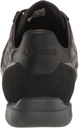 Lacoste Men's Angular JQ 123 1 CMA Sneaker, BLK/Gry, 7.5 in Saudi Arabia