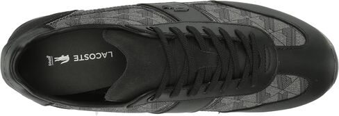 Lacoste Men's Angular JQ 123 1 CMA Sneaker, BLK/Gry, 7.5 in Saudi Arabia