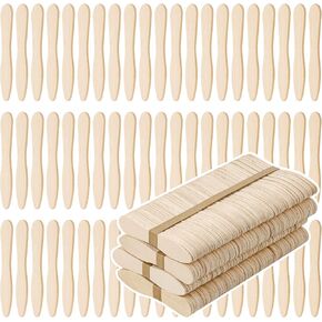 CZWESTC 400 Pcs Wooden Ice Cream Spoons, Mini Disposable Tasting Spoons Wooden, Small Dessert Spoons, Mini Spoons for Crafts, Tasting, Sampling (3 Inch)