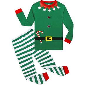 KikizYe Little Big Boys Girls Pajamas Set Kids PJs 100% Cotton Sleepwear