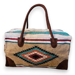 Southwestern Large Diego Weekender Travel Bag Duffle Bag Boho Travel Bag- The Diego Weekender