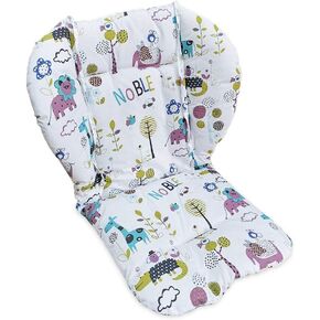 High Chair Cushion, High Chair Pad/seat Cushion/Baby High Chair Cushion,Soft and Comfortable,Light and Breathable,Make The Baby More Comfortable (Gray Background Stars Pattern)