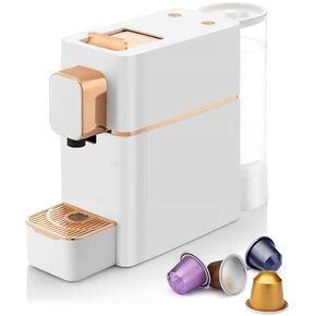 cutesun Machine for Coffee Capsules Compatible with Nespresso OriginalLine Machine, Espresso Maker for Nespresso OriginalLine, Bestpresso Coffee Capsules Peet's Espresso and lots more (Black)