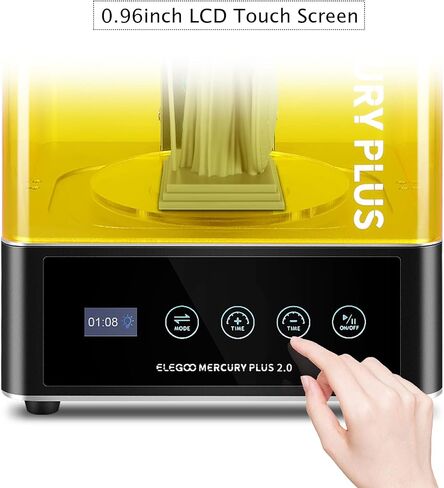 ELEGOO Mercury Plus 2.0 Wash and Cure Station Washing and Curing Machine Resin Curing Station for LCD/DLP/SLA 3D Printed Models with Rotary Curing Turntable and Washing Bucket in Saudi Arabia
