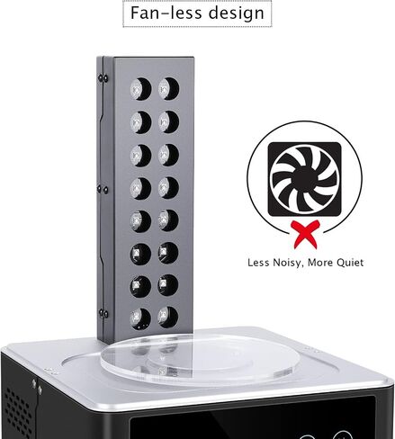 ELEGOO Mercury Plus 2.0 Wash and Cure Station Washing and Curing Machine Resin Curing Station for LCD/DLP/SLA 3D Printed Models with Rotary Curing Turntable and Washing Bucket in Saudi Arabia