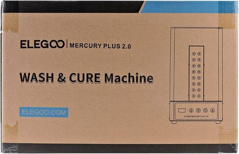 ELEGOO Mercury Plus 2.0 Wash and Cure Station Washing and Curing Machine Resin Curing Station for LCD/DLP/SLA 3D Printed Models with Rotary Curing Turntable and Washing Bucket in Saudi Arabia