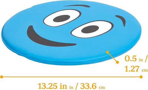 وسادات ECR4Kids SoftZone Emotion مع مرآة، ثلاثية اللغات، وسائد تعبيرية، معاصرة، 8 قطع in Kuwait